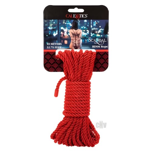 Cuerda BDSM Scandal 10m Roja