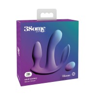 Threesome Total Ecstasy Purple | Triple Motor G-spot Vibrator