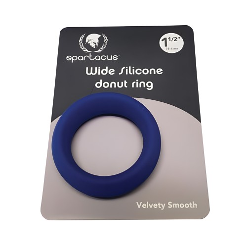 Spartacus Anillo Donut de Silicona de 1.5" Azul - Anillos para Pene