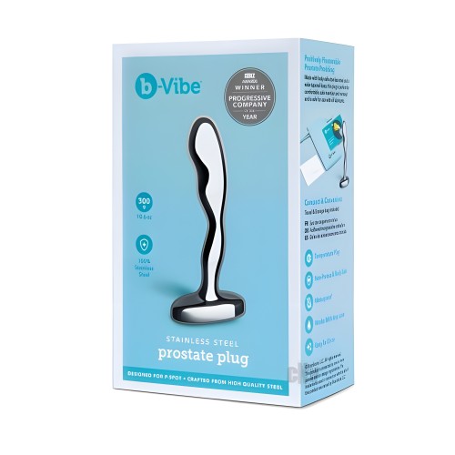 Plug Prostático de Acero Inoxidable B-vibe