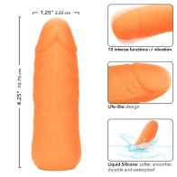 Estudios Vibradores Mini de Silicona - Naranja