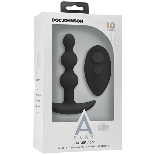 Plug Anal Silicona Recargable A-play Shaker - Placer Premium