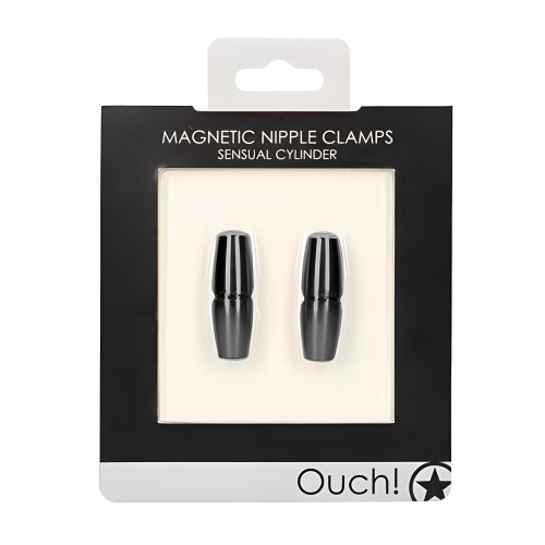 Shots Ouch Magnetic Nipple Clamps - Black