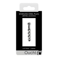 Shots Ouch Urethral Sounding Metal Plug
