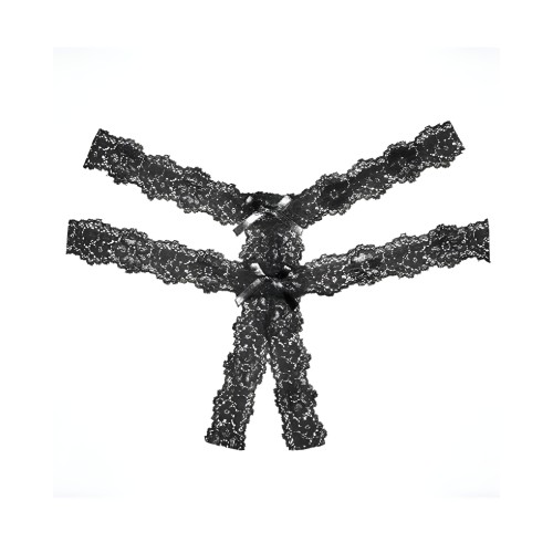 Panty Crotchless Adore Southern Rhapsody Negro