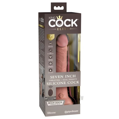 Dildo Vibrador King Cock Elite - Densidad Dual