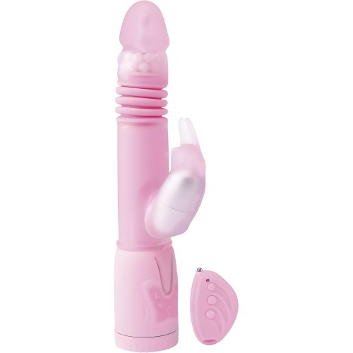 Remote Control Thrusting Rabbit Pearl Vibrator