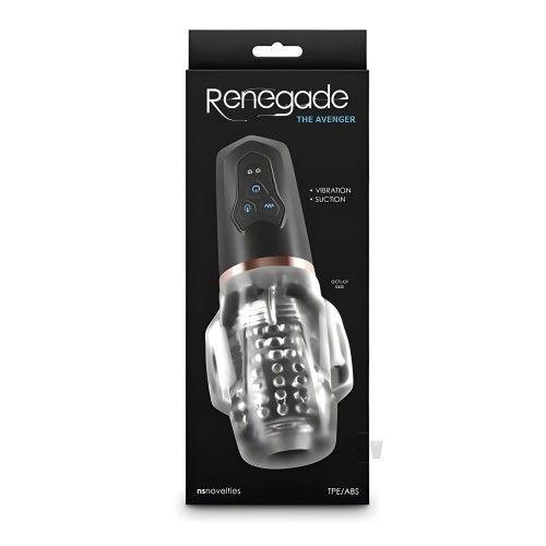 Masturbador Masculino Renegade Avenger - Negro