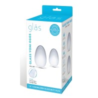 Glas 2-piece Glass Yoni Egg Set