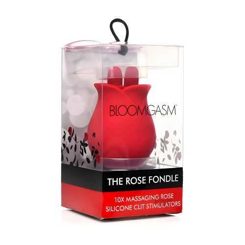 10x Fondle Massaging Rose - Clit Stimulator