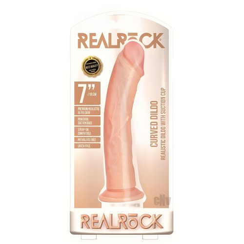 Realrock Curved 7 Vanilla - Realistic Dildo