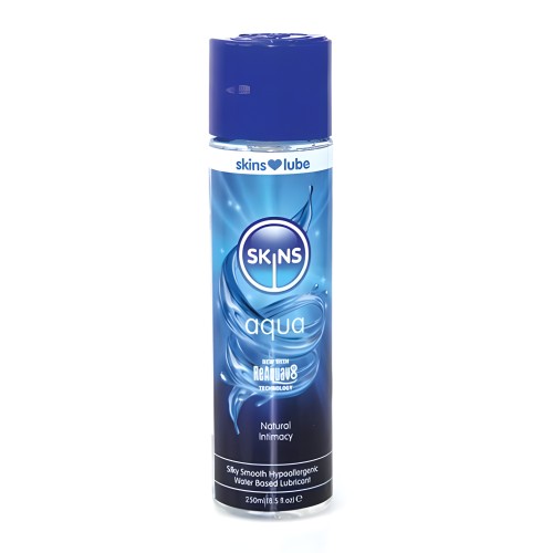Lubricante a Base de Agua Skins Aqua 8.5 Oz.