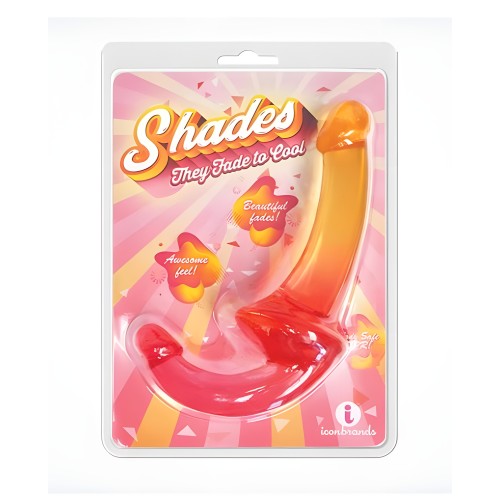 Shades Jelly Tpr Gradiente Strapless Strap On - Rosa/Amarillo