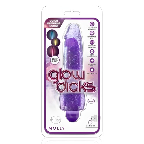 Glow Dicks - Molly Glitter Vibrator