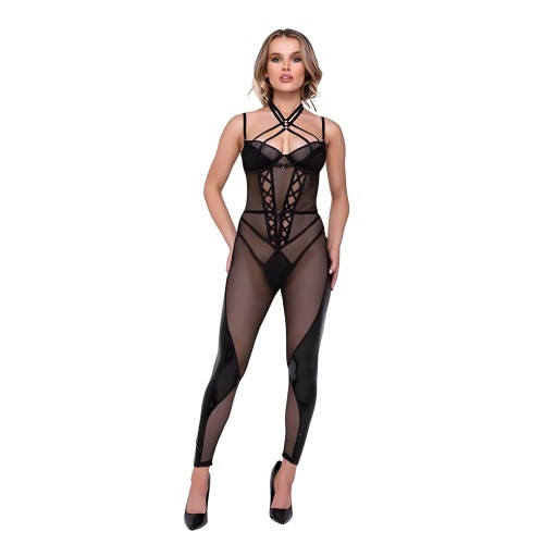 Flirty Fetish Fishnet Catsuit for Bold Looks