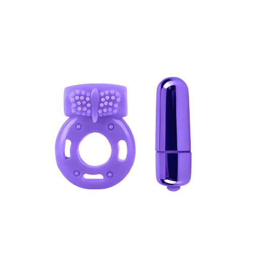 Neon Luv Touch Vibrating Couples Kit - Purple