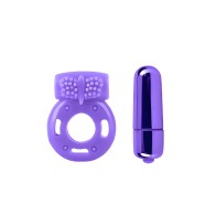 Neon Luv Touch Vibrating Couples Kit - Purple