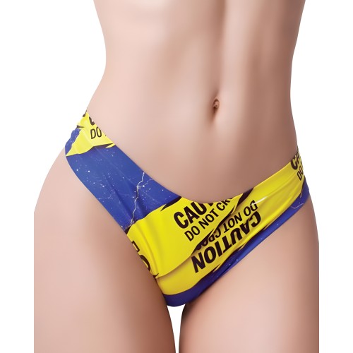 Tanga Impreso Caution Urban Geeks L