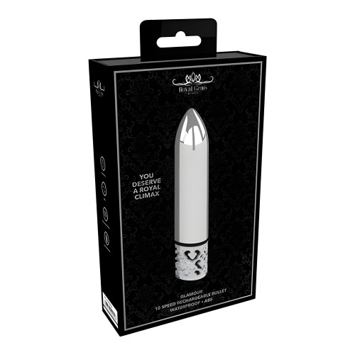 Royal Gems Glamour Bullet - Rechargeable Silver