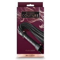 Flogger Couture de Bondage Negro