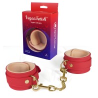 Esposas de Muñeca Rojo PU