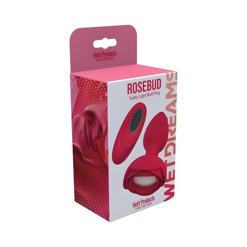 Rose Bud Tushy Light Butt Plug - Silicone