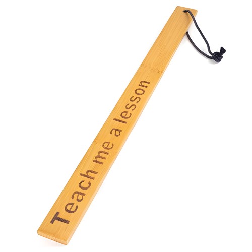 Pala De Bambú Spartacus Enseñame Una Lección - Esencial para Juego de Impacto