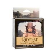 Ride Em Premium Ball Gag - Comfort and Style for Bondage Play