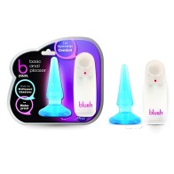 Plug vibrador anal básico azul