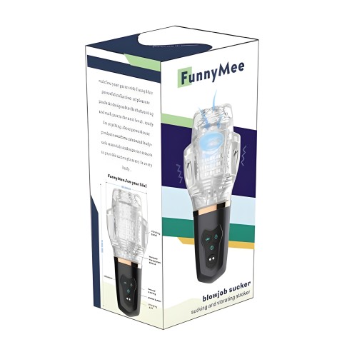 Sucking & Vibrating Blowjob Sucker – Black