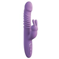Fantasy For Her Thrusting Silicone Rabbit - Powerful Vibrator