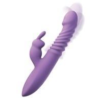 Fantasy For Her Thrusting Silicone Rabbit - Powerful Vibrator