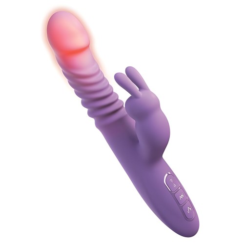 Fantasy For Her Thrusting Silicone Rabbit - Powerful Vibrator