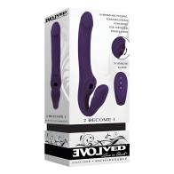 Evolved 2 Become 1 Strapless Strap-on - Purple