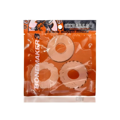 Kit de Anillos Cockring Bonemaker 3-Pack de Oxballs