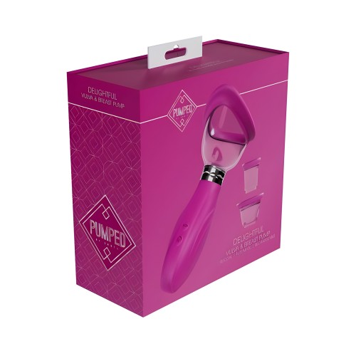 Bomba Automática Recargable para Vulva y Senos Pumped - Rosa