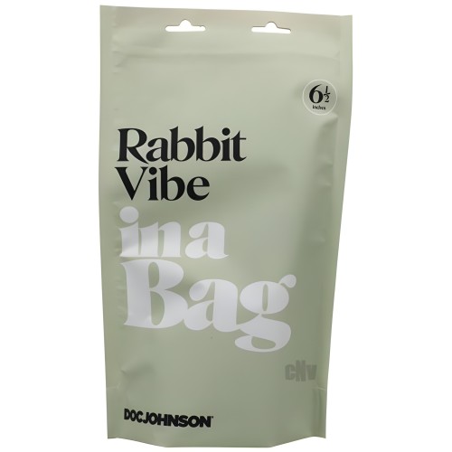 In A Bag Rabbit Black