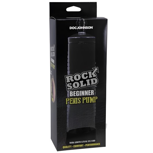Rock Solid Beginner Penis Pump Black/Clear