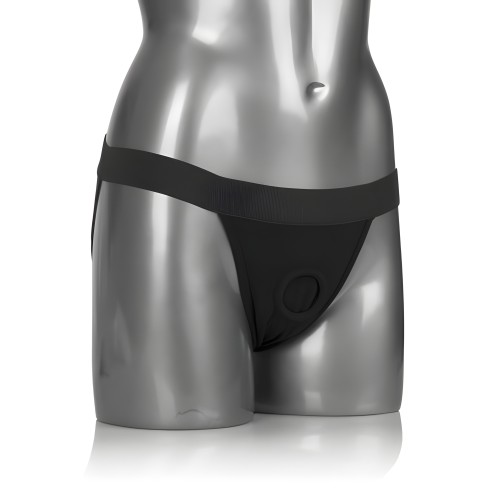 Packer Gear Black Jock Strap XL/2XL - Dual Penetration Compatible