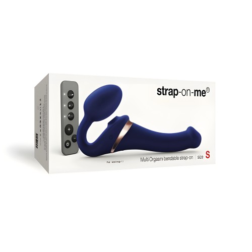 Strap-on-me Multi Orgasm Bendable Strap-on - Night Blue