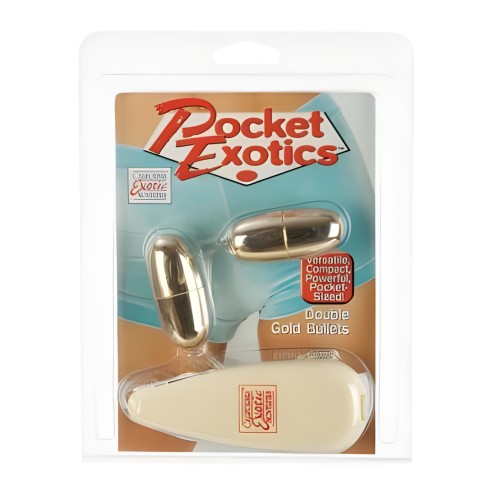 Double Gold Bullets Vibrating Toys