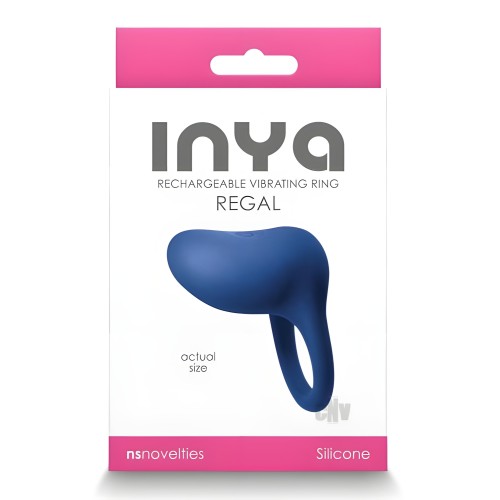 Inya Regal Vibrating Ring Blue
