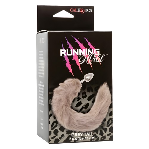 Sonda Anal Running Wild Cola Gris