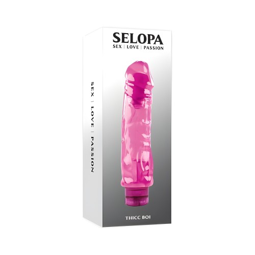 Selopa Thicc Boi Pink Vibrator - Powerful & Realistic