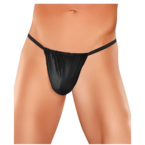 Tanga Male Power Posing Negro Talla Única