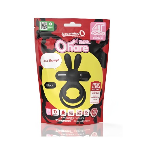 Screaming O 4t Ohare Black Vibrating Ring