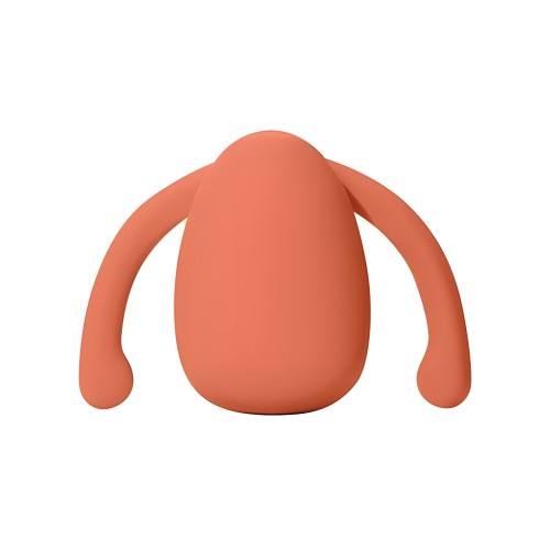 Dame Eva Hands-Free Vibrator - Papaya
