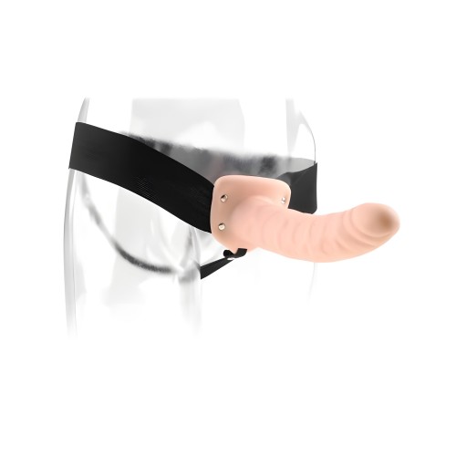 Dildo Hollow Strap On de 8 Pulgadas - Beige