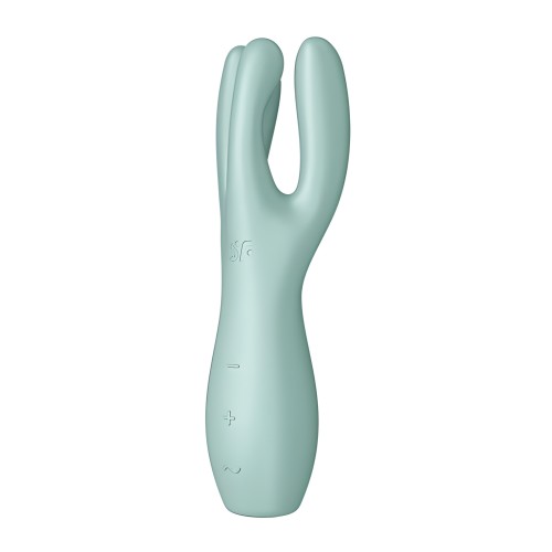 Satisfyer Threesome 3 Mint - Ultimate Clitoral and Labial Stimulation