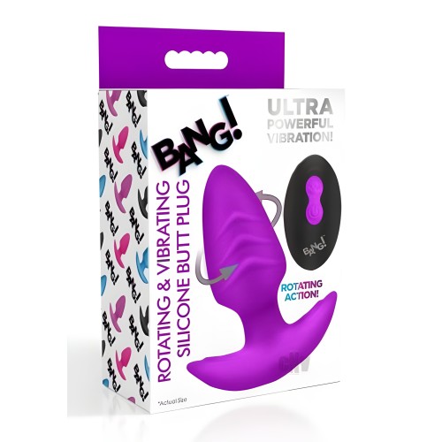 Rotating Silicone Butt Plug - Exciting Sensations